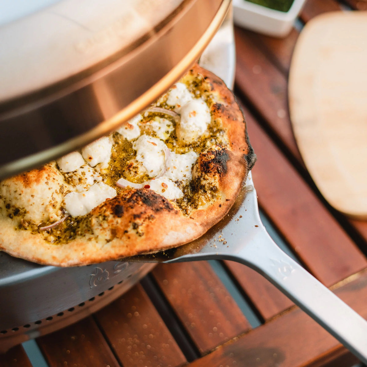 Stainless Pizza Turner with Long Handle H24583