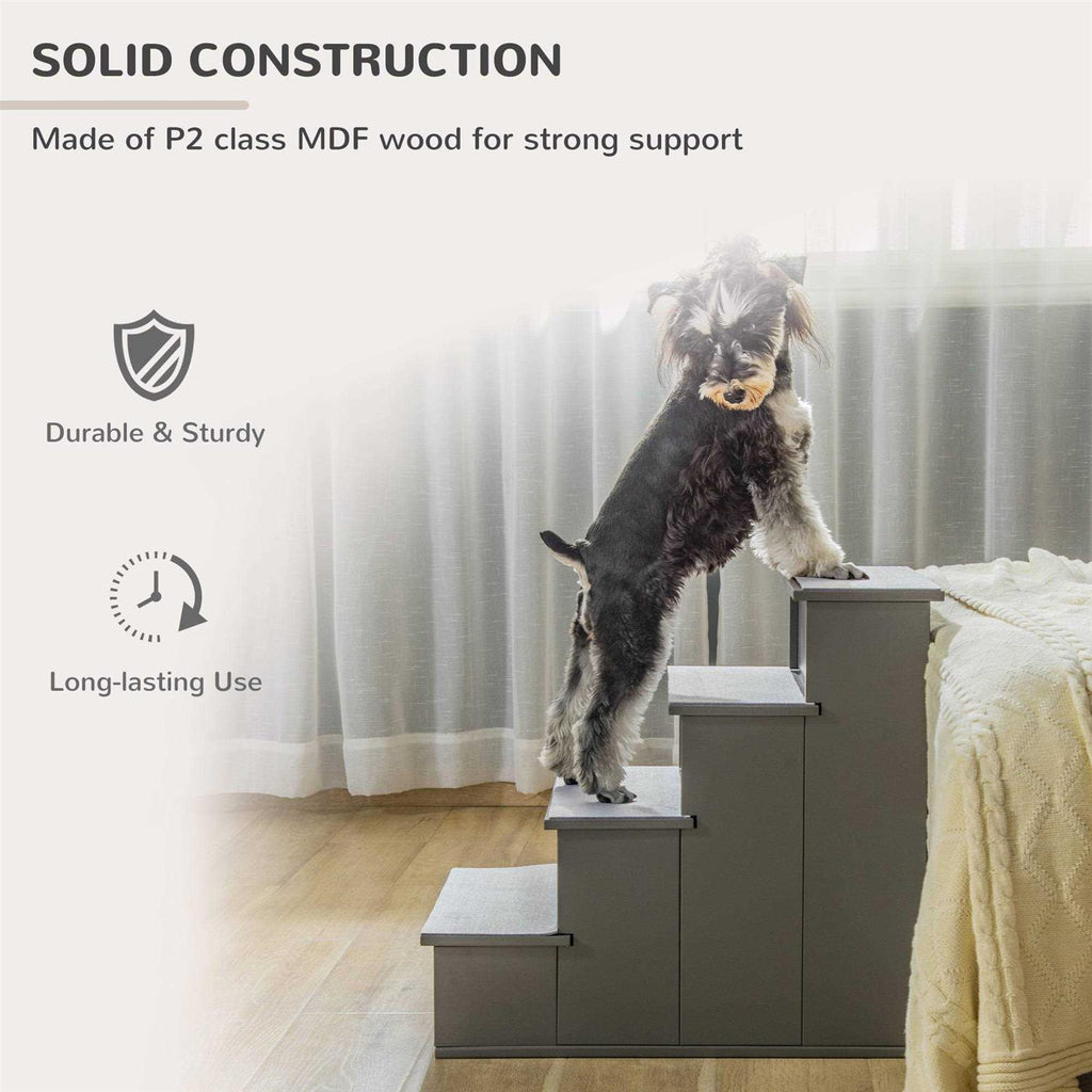 Small Pet Stairs with Cushioned Removable Covering J656