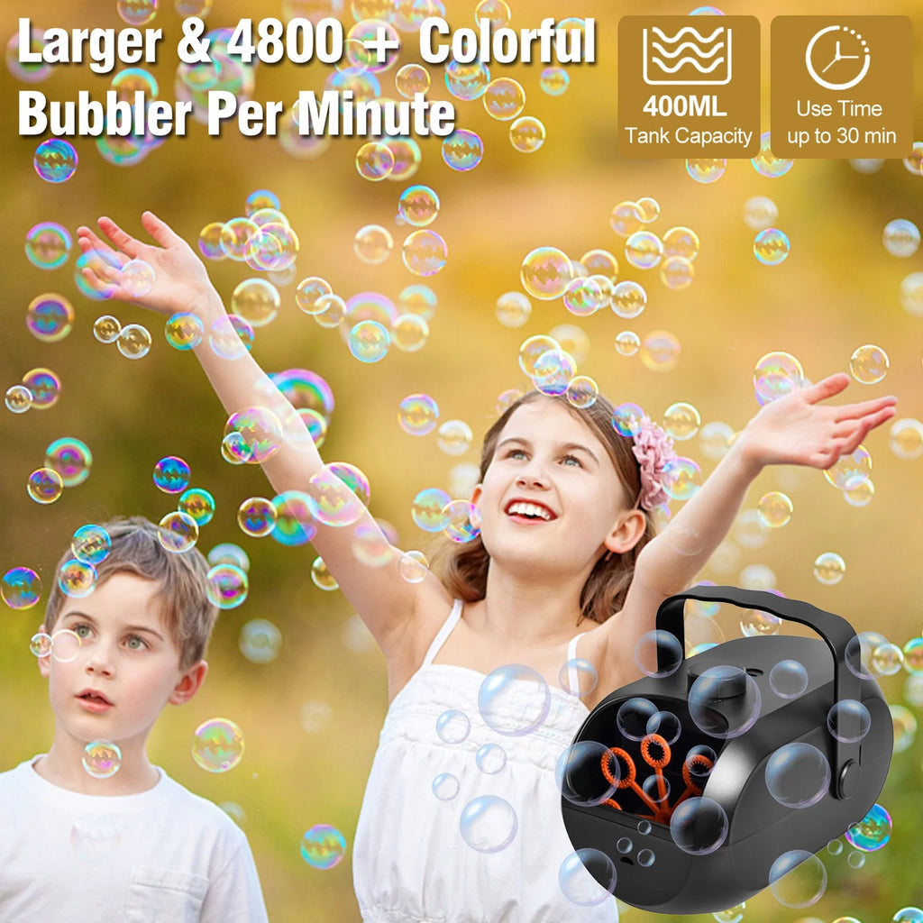 Portable Rechargeable Bubble Machine X374