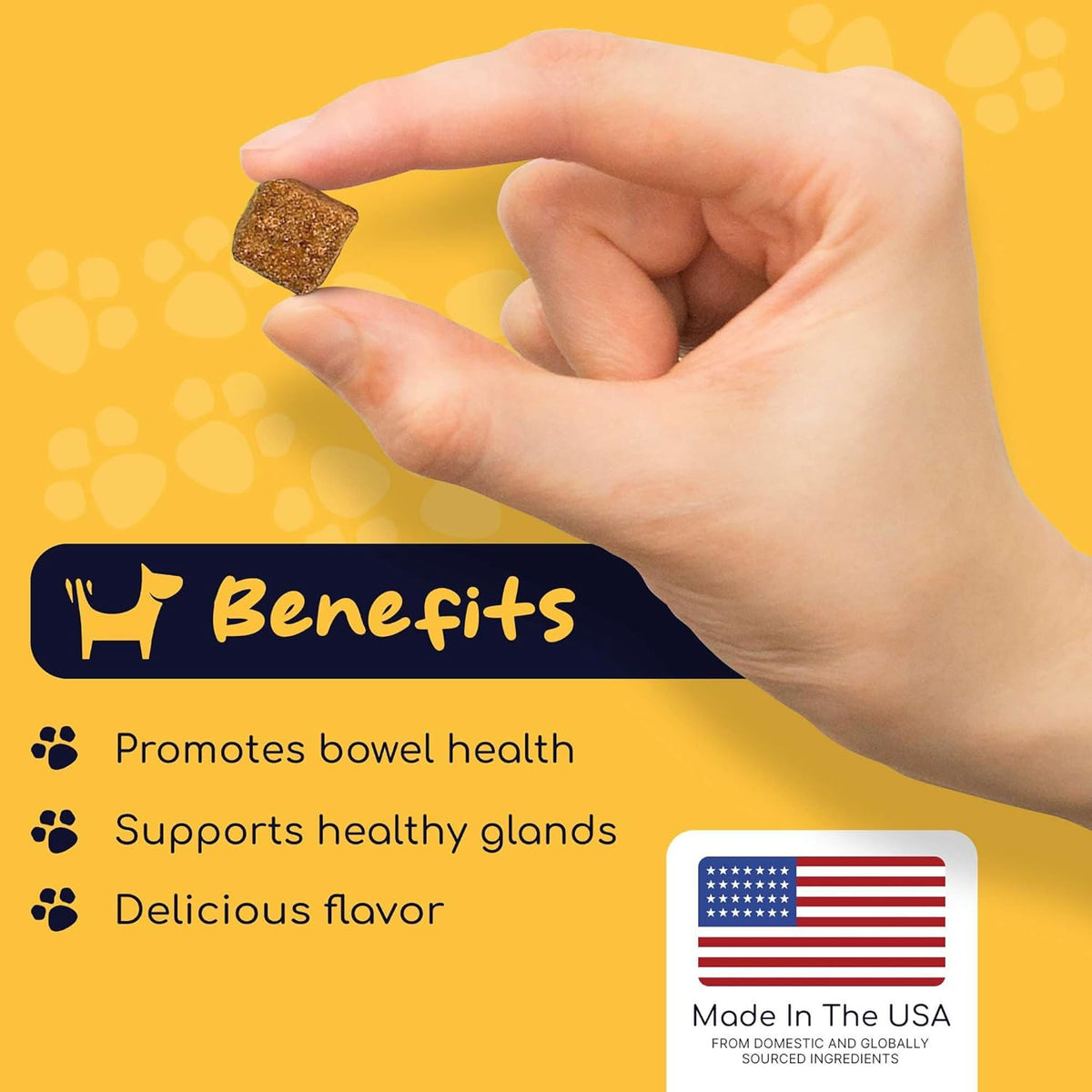 120 Delicious Soft Chews for Dogs with Pumpkin Powder V672
