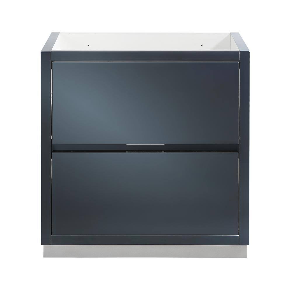 Dark Slate Gray Free Standing Bathroom Cabinet W3277