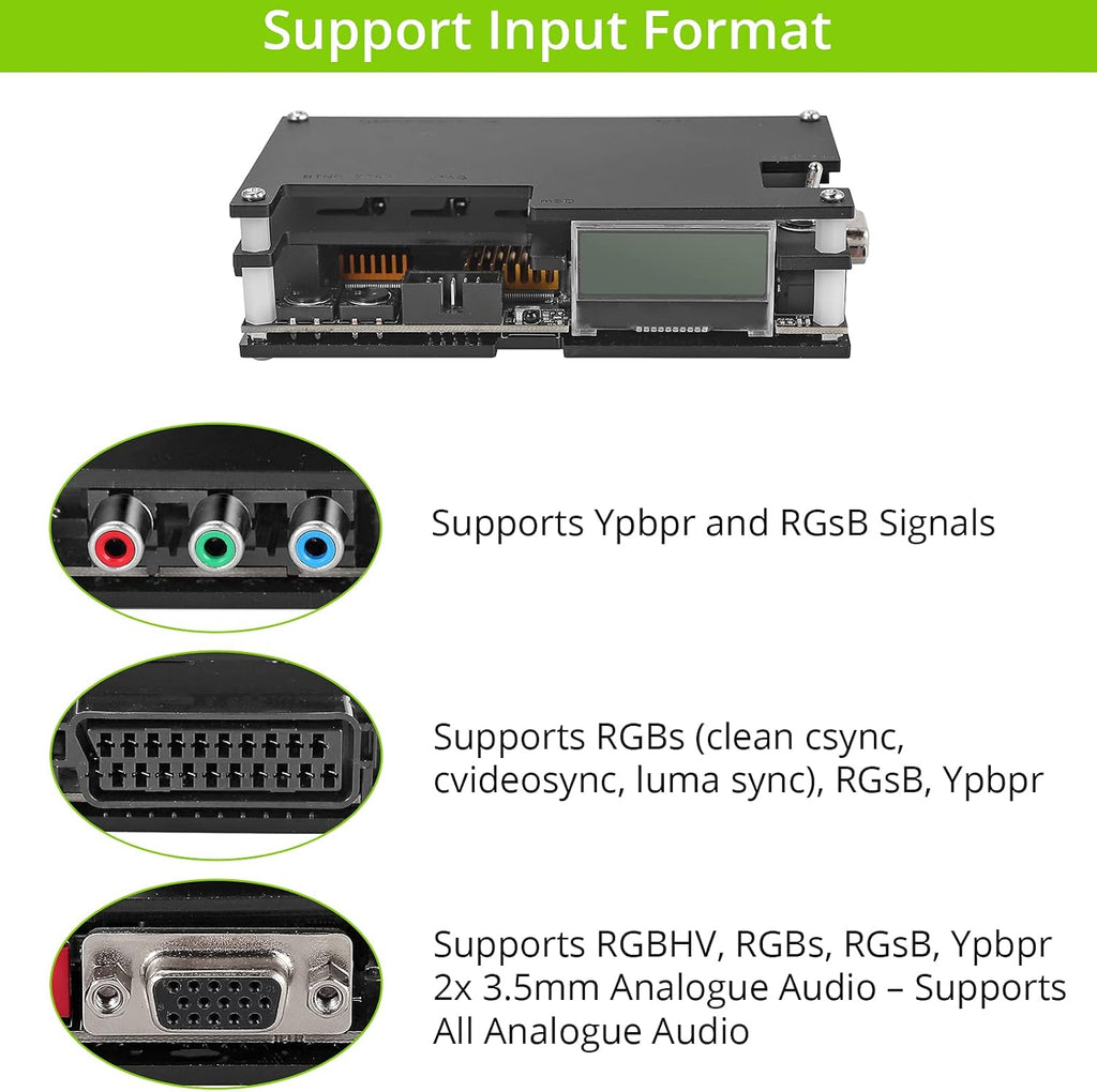 OSSC Open Source Scan Converter with SCART, Component and VGA to HDMI X7833