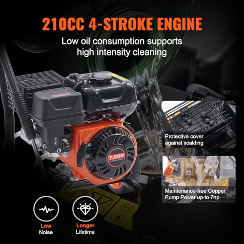 Gas Powered Pressure Washer 3400 PSI 2.6 GPM G350