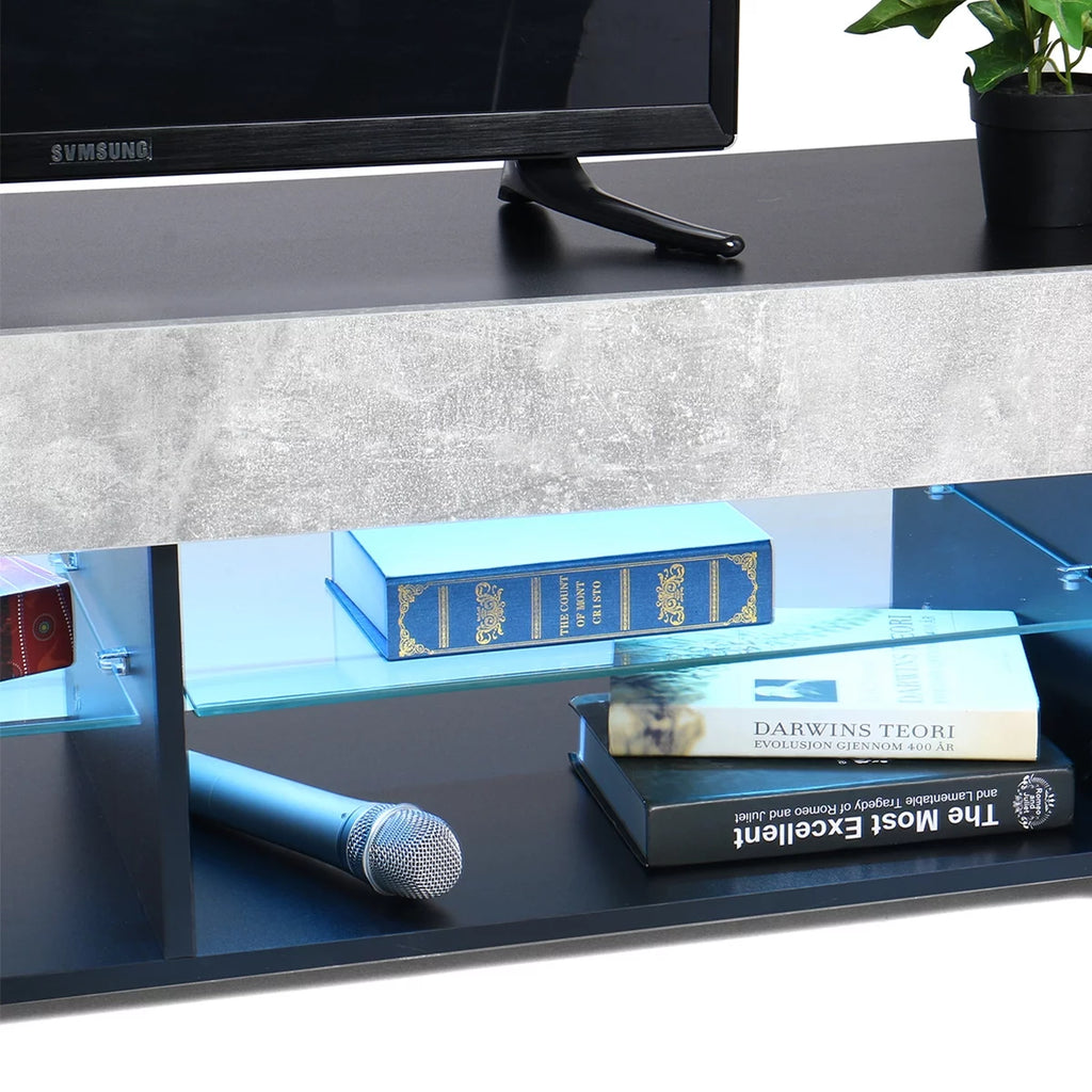 65 inch TV Stand with LED Lights X426