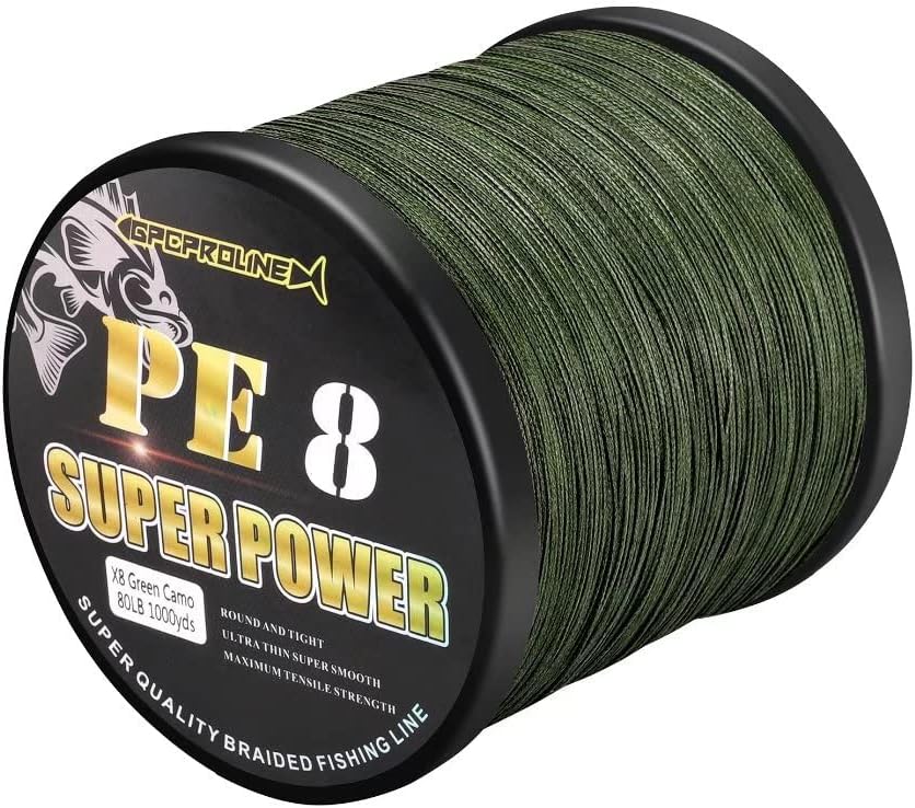 Braided Fishing Line PE 10LB/15LB/20LB/30LB/50LB/80LB/100LB Pack of 2 J52002
