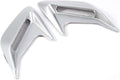 Silver Pack of 2 Car Hood Air Flow Vent Cover I438