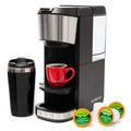 Single Serve Coffee Maker with 14oz Travel Mug J508125