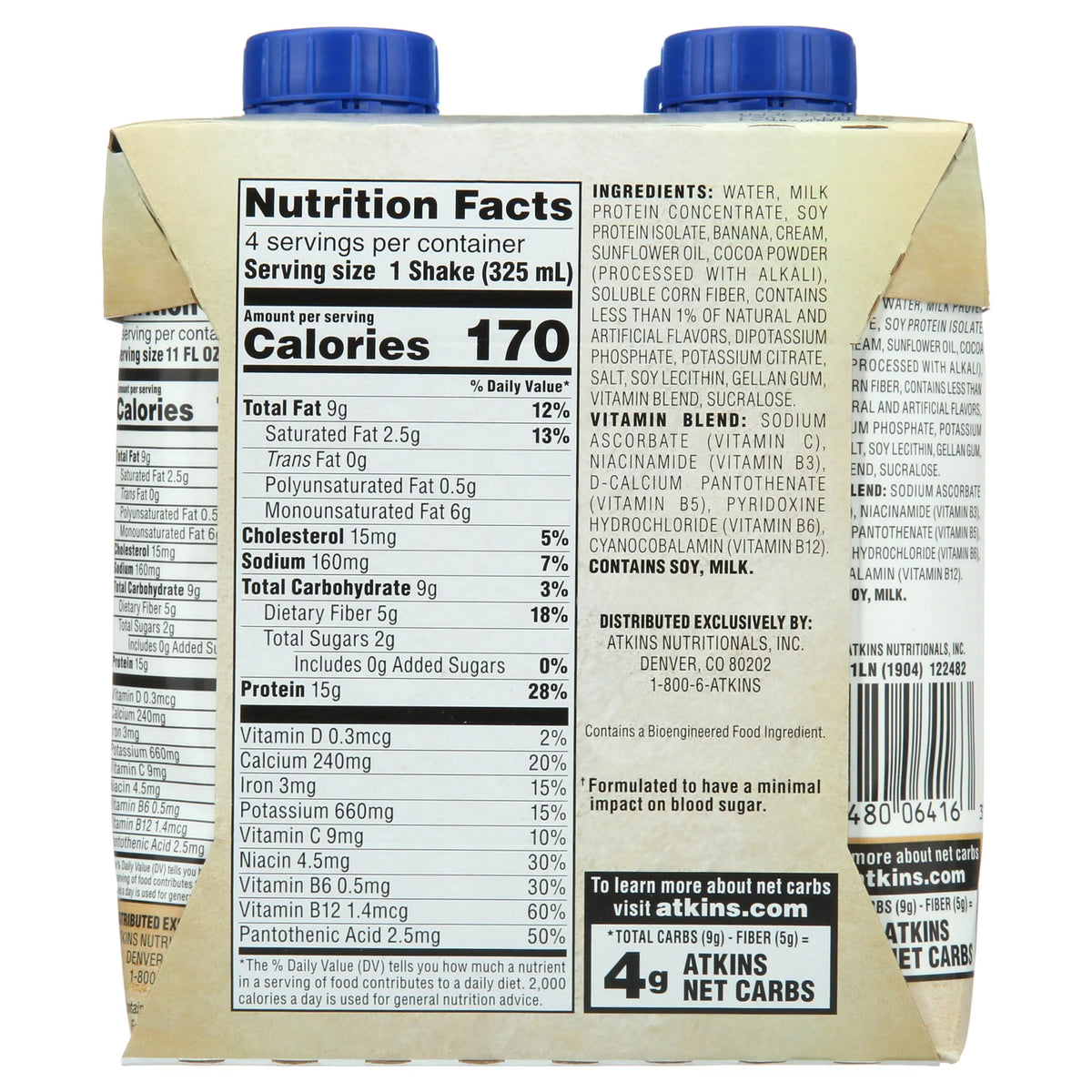 Milk Chocolate Protein Shake B9264