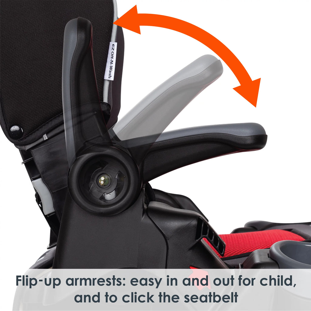Red Folding High Back Booster Car Seat G435483