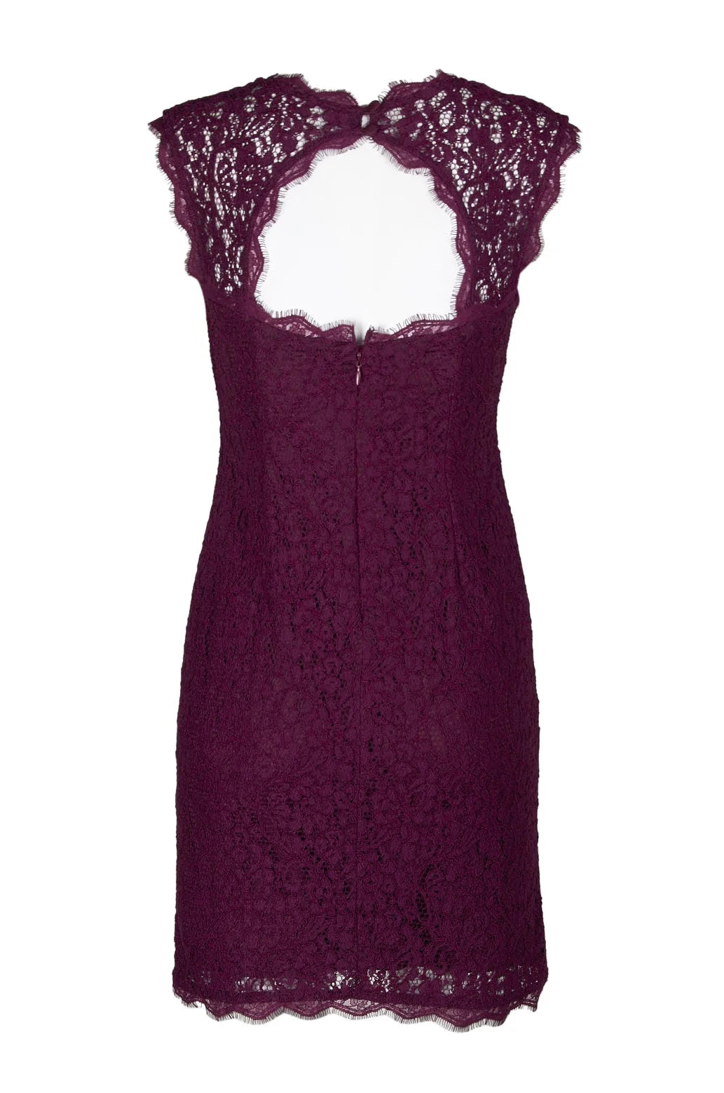 Square Neck Sleeveless Floral Lace Dress A229806