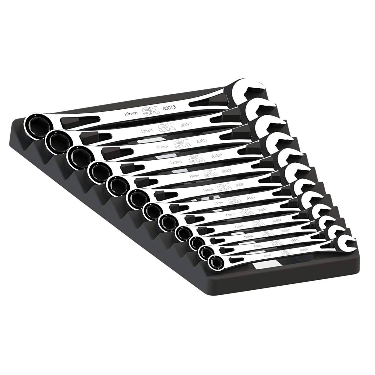 12 PC Metric Ratcheting Wrench Set C638