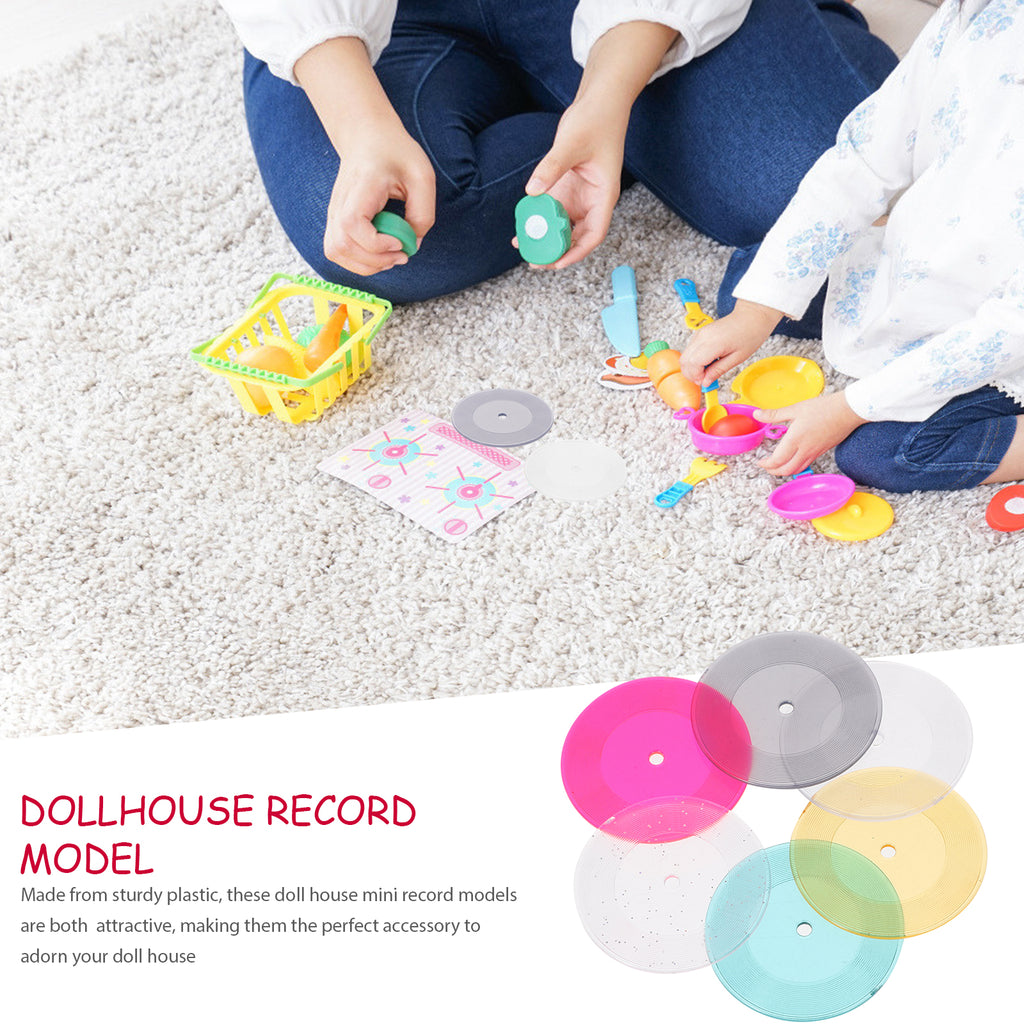 6 Pcs Plastic Dollhouse Music Accessories A2290