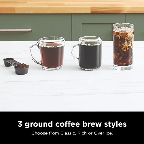 Espresso & Coffee Maker with Built-in Frother, Black B8349