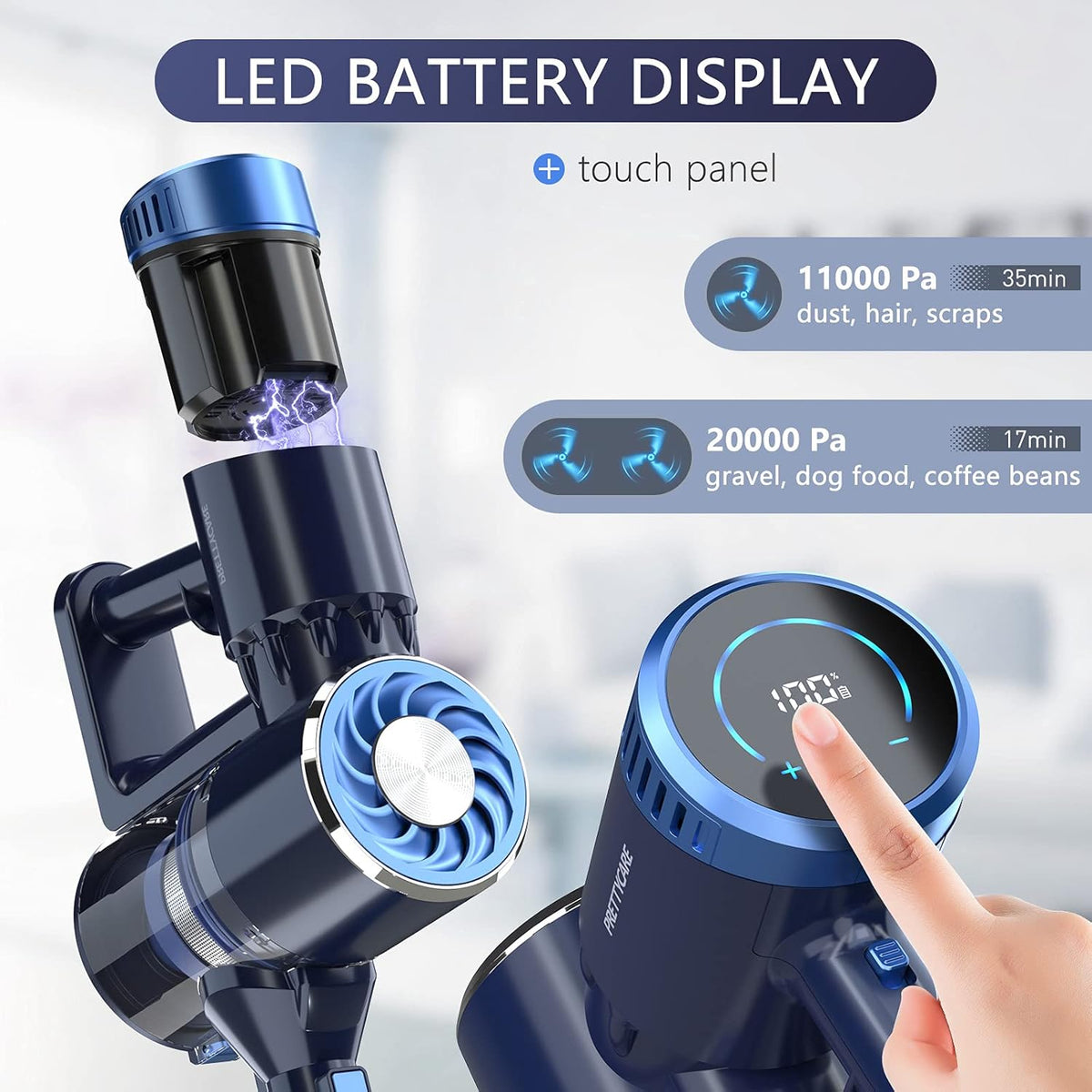 Cordless 4 in 1 Stick Vacuum Cleaner K282115