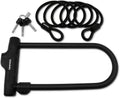 Large Bicycle U Lock with 67” Cable, Pack of 2 N35117