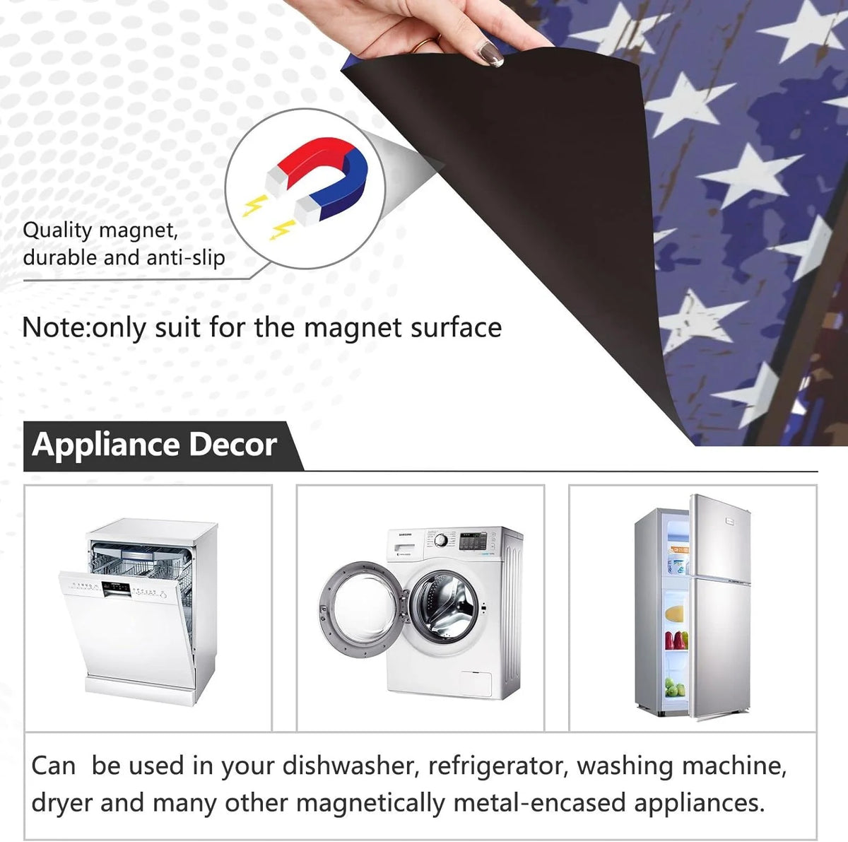 23" x 26" Dishwasher Magnet Cover D6969