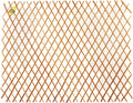 36 in H x 72 in L Carbonized Willow Wood Trellis E7167