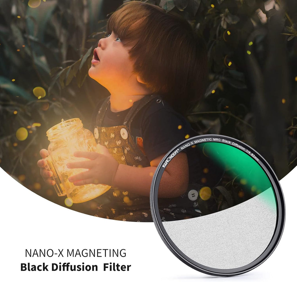 52mm Magnetic Black Soft Diffusion 1/4 Filter Kit V6754