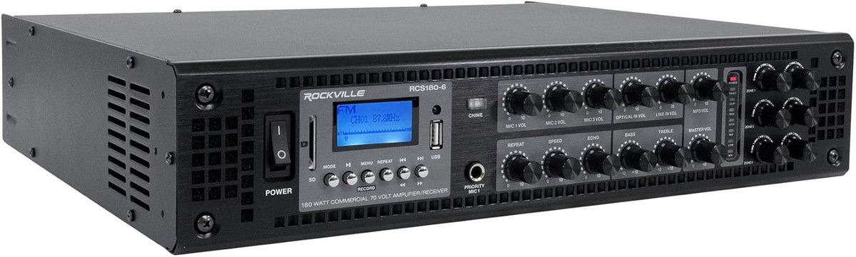 6 Zone Home Audio System with 14 Ceiling Speakers U1363