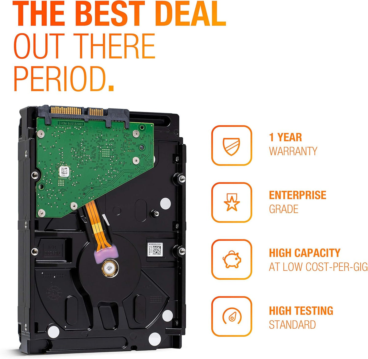 4TB 5900 RPM 64MB Cache SATA 6.0Gb/s 3.5 HDD Pack of 2 F16329