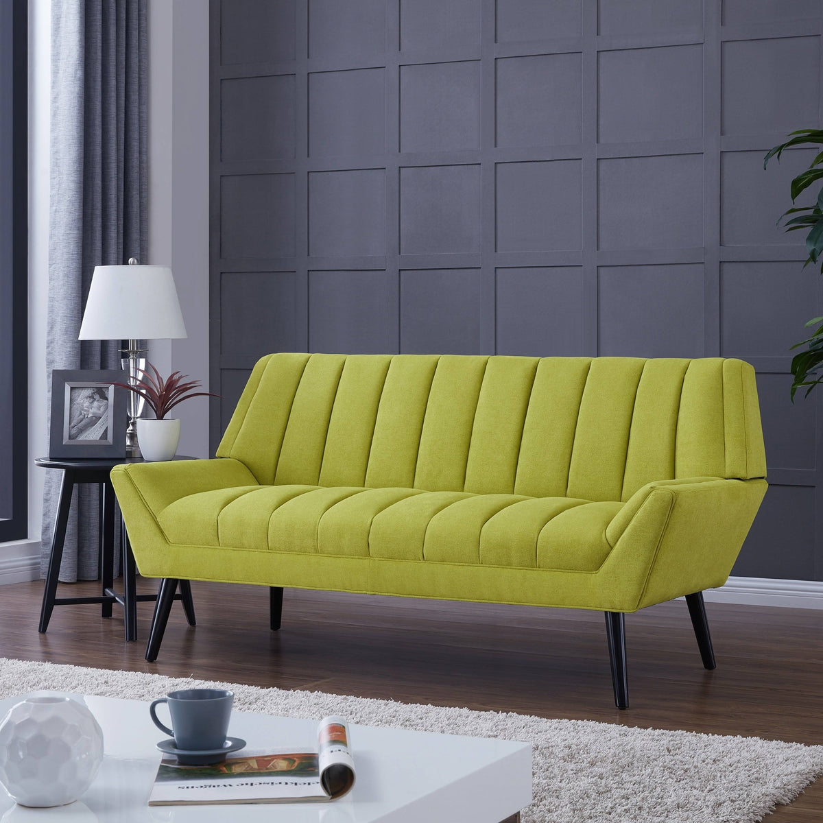 Green Velvet Sofa U543