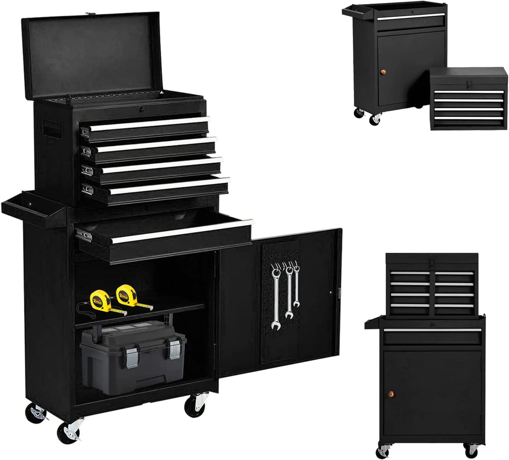 5 Drawer Rolling Tool Chest with Wheels Y5023