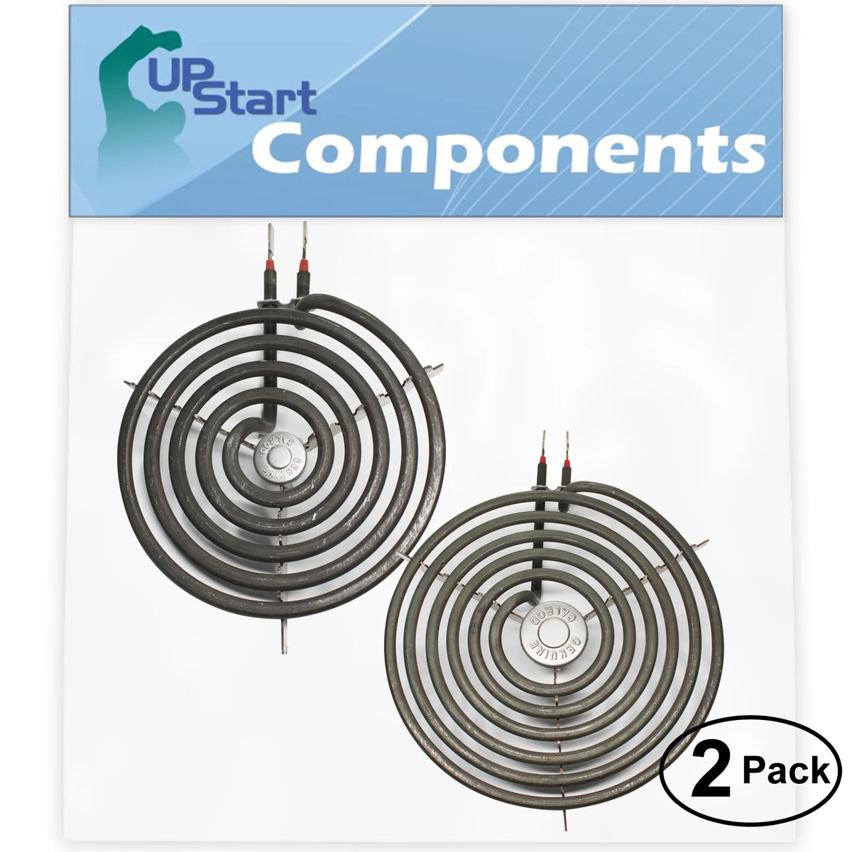 2-Pack 8 inch 6 Turns & 6 inch 5 Turns Surface Burner Elements P770096