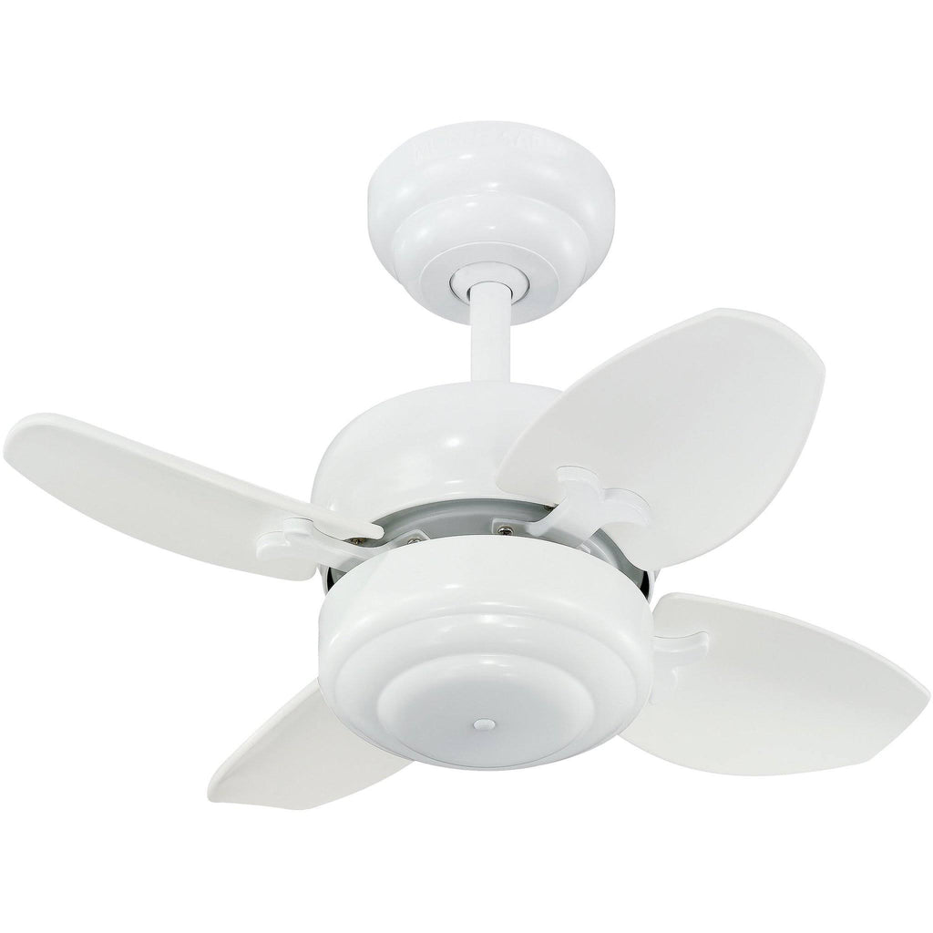 White 4-Blade 20x22 Mini Indoor Ceiling Fan U1433