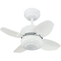 White 4-Blade 20x22 Mini Indoor Ceiling Fan U1433