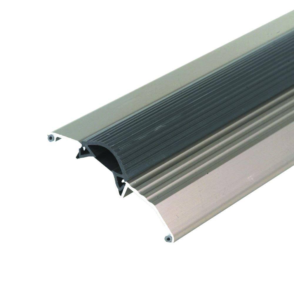 Satin Nickel Aluminum Threshold with Vinyl Seal Y623036