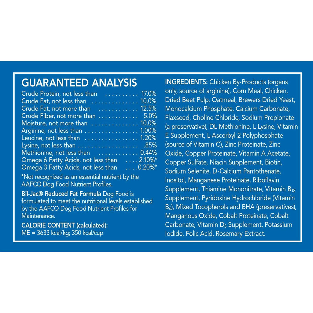 Reduced Fat Dry Dog Food N30769