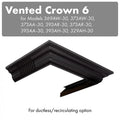 Vented Crown Molding for Wall Mount Range Hood R805