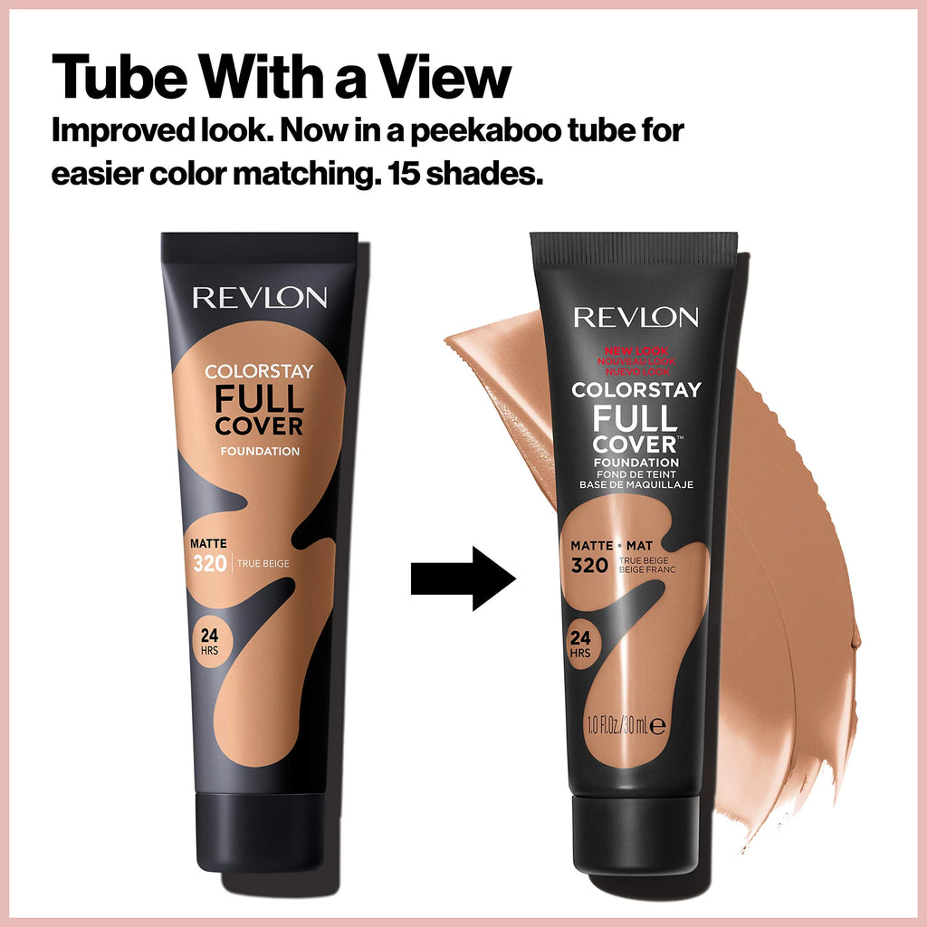 Matte Full Cover Foundation, 210 Sand Beige 1.0 Fl Oz (Pack of 2) O788