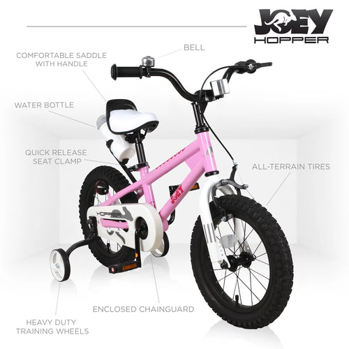 14 Inch Kid's Bicycle with Bell, Pink Z80460