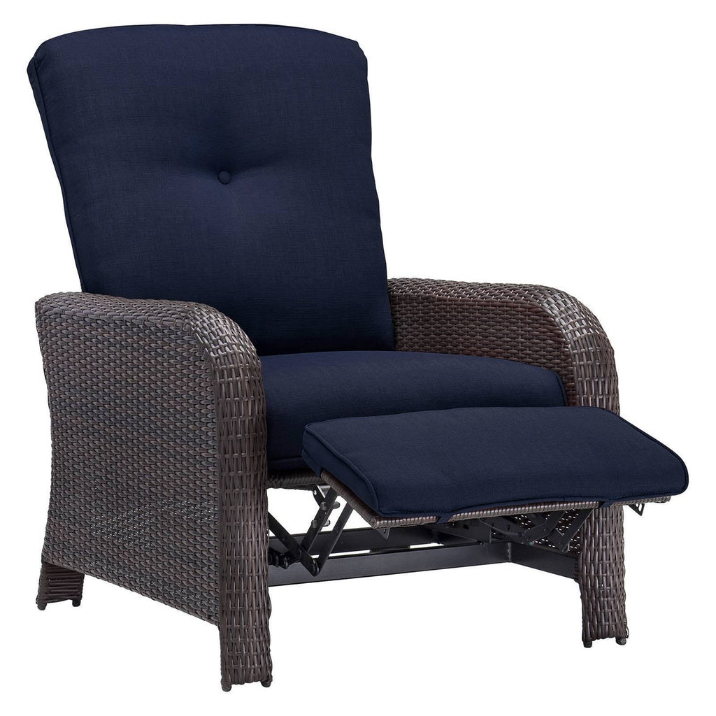 Navy Luxury Recliner V16827