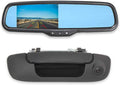 Tailgate Handle Backup Reverse Camera with 4.3 inch Rear View Mirror Monitor Kit R46980