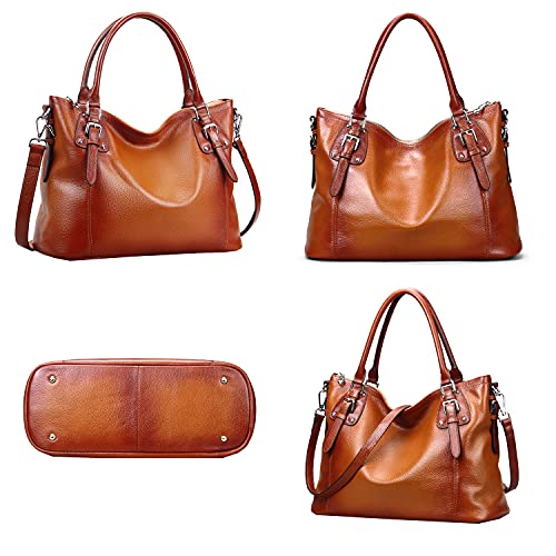 Genuine Leather Tote Shoulder Bag Satchel Purse Top Handle Hobo Crossbody Purse Z76774