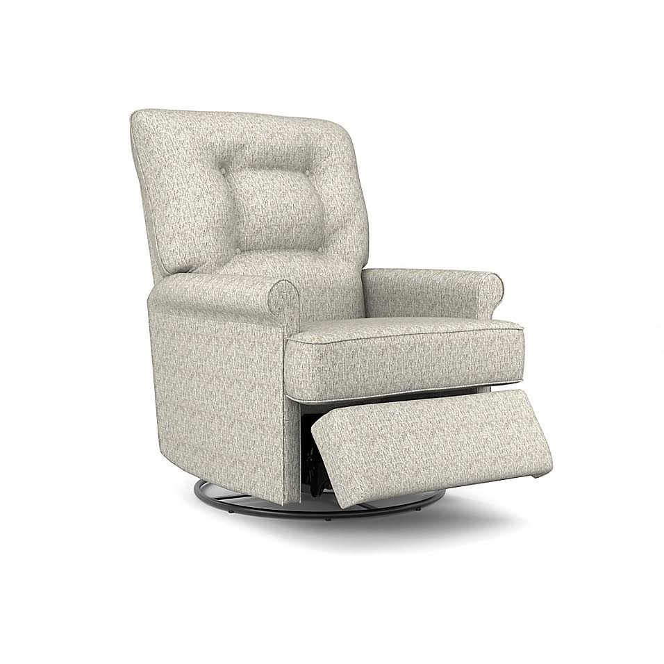 Oatmeal Swivel Glider Recliner I286
