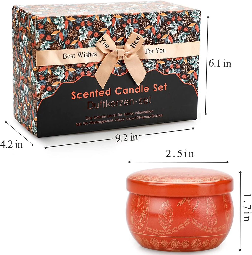 12 Pack Soy Scented Candles, 30 oz C10035