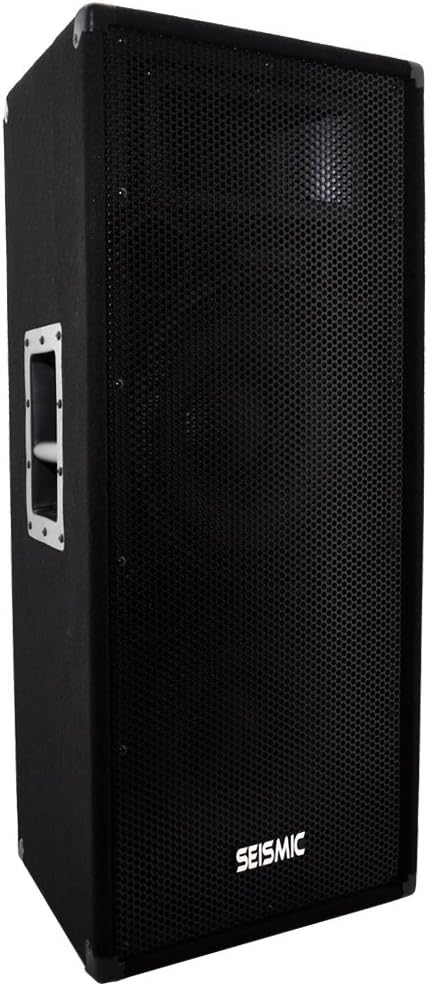 Pair of Dual 12 PA/DJ Speaker Cabinets with Titanium Horns, 700 Watts RMS per Cabinet W2277