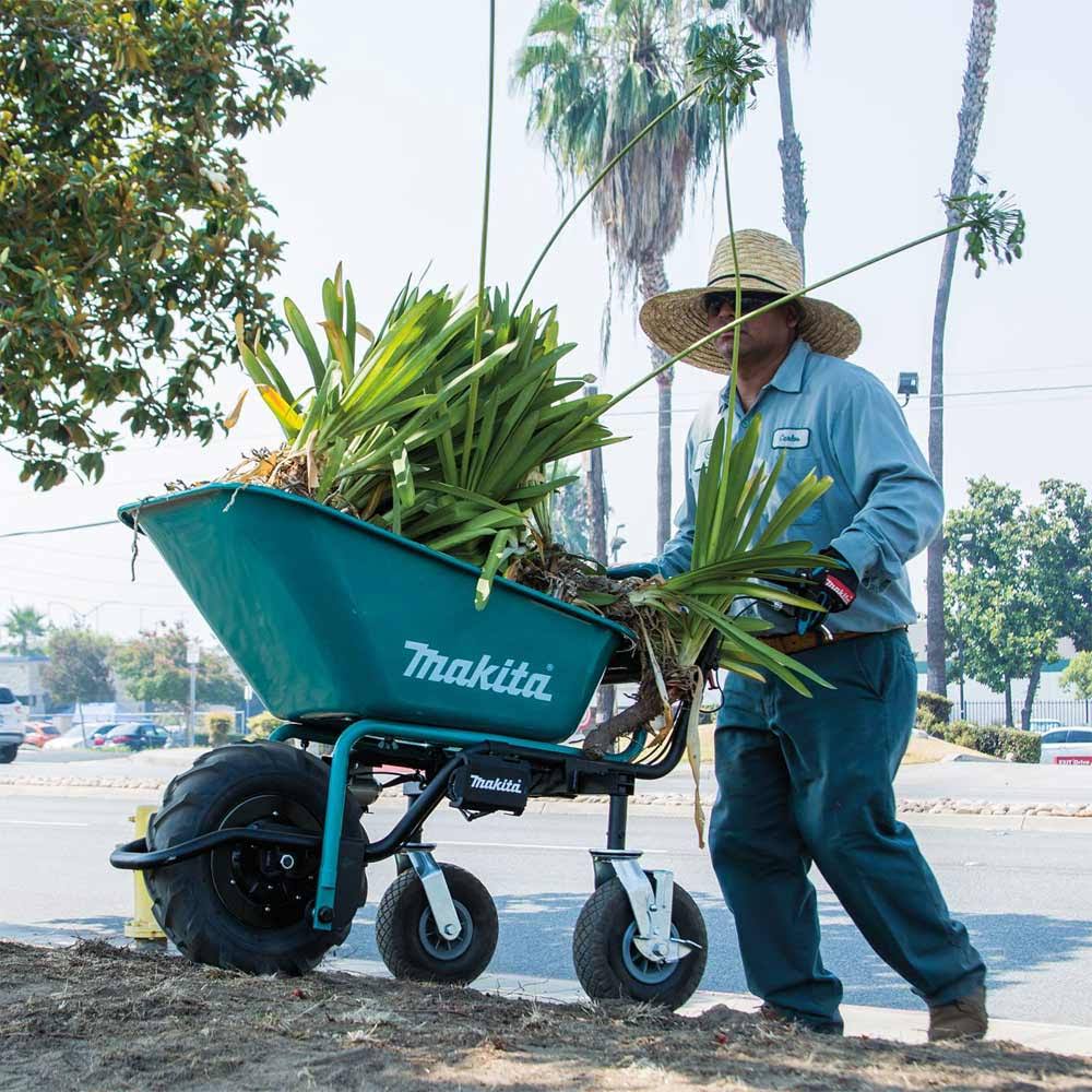 18V Brushless Cordless Power-Assisted Wheelbarrow U156