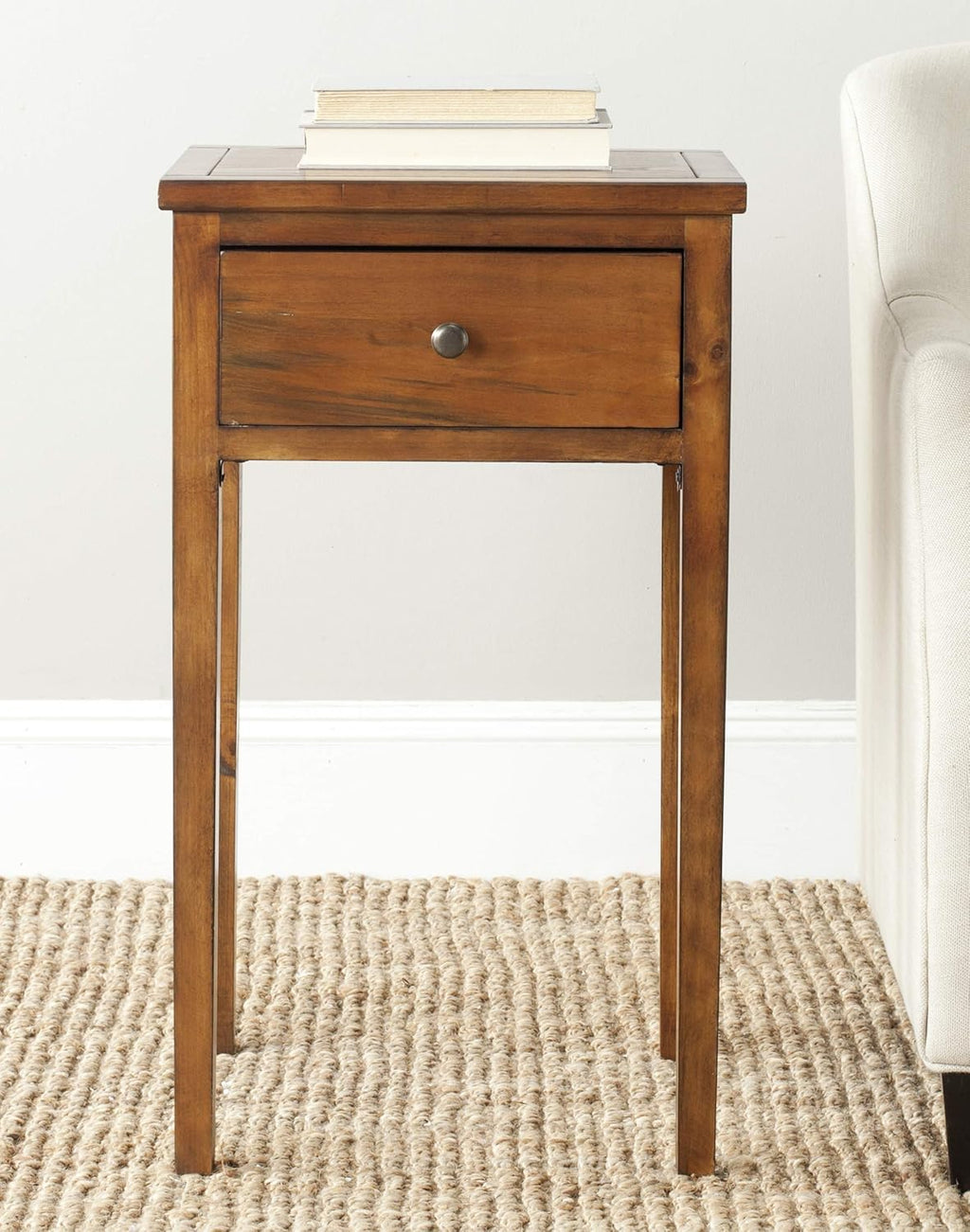 French Grey End Table O327130