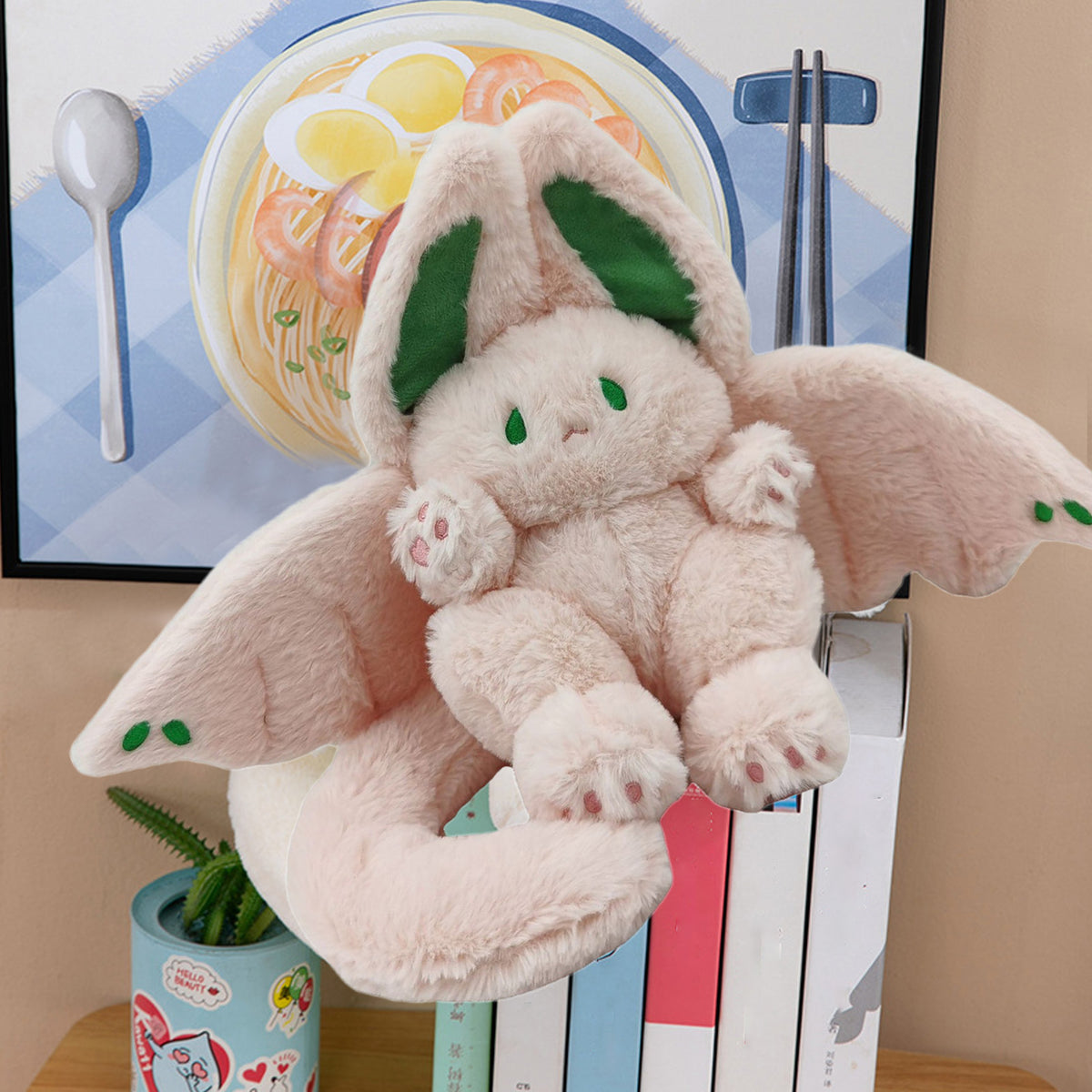 Pink Plush Toy with Wings A252902