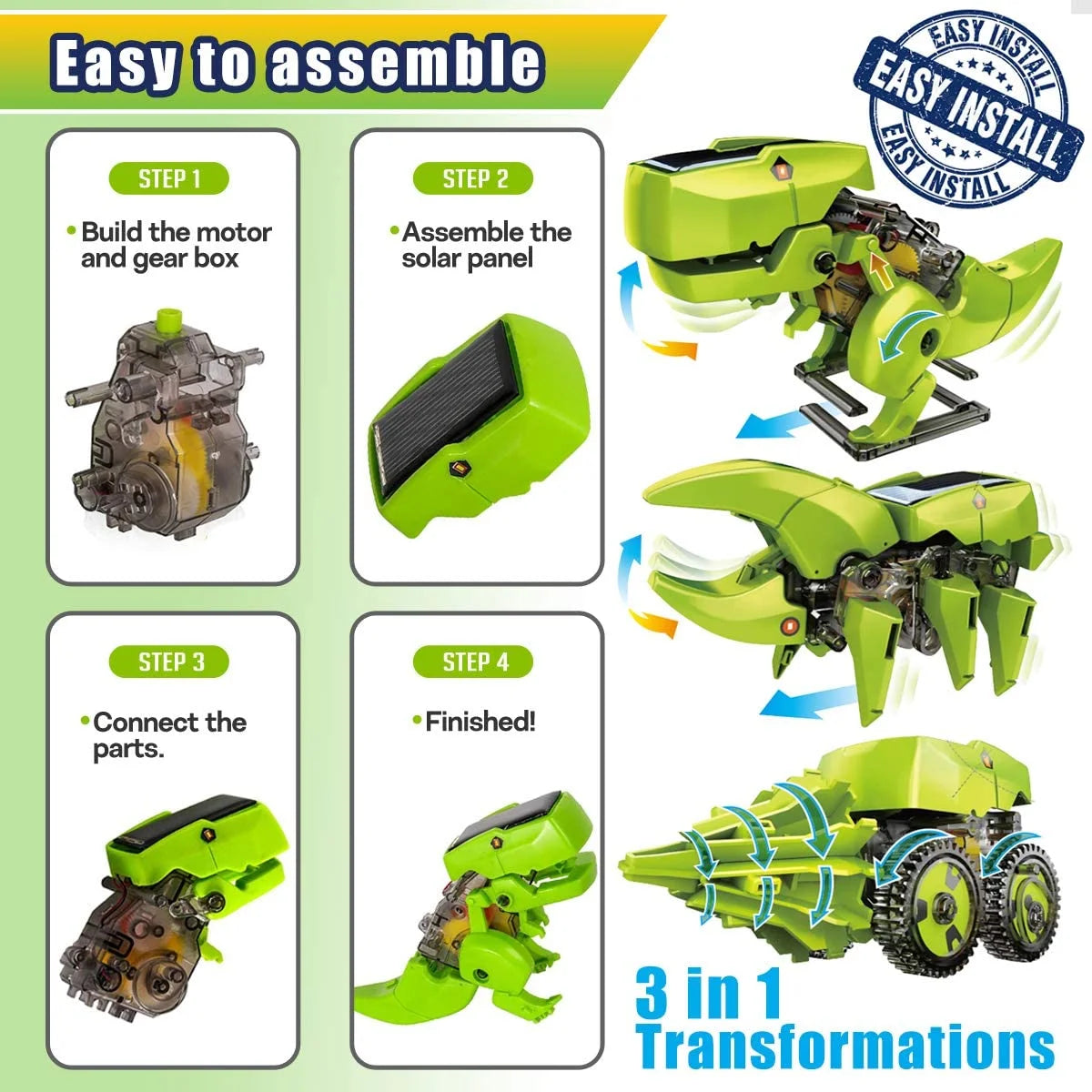 Solar Robot Kit 3-in-1 STEM Projects Robot Kit N642