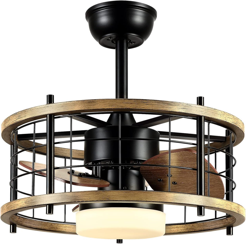 20'' Bladeless Ceiling Fan with Lights Remote Control S5628
