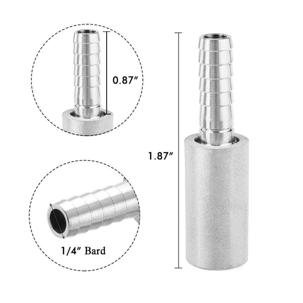Stainless Steel Aeration Stone 0.5 Micron H20726
