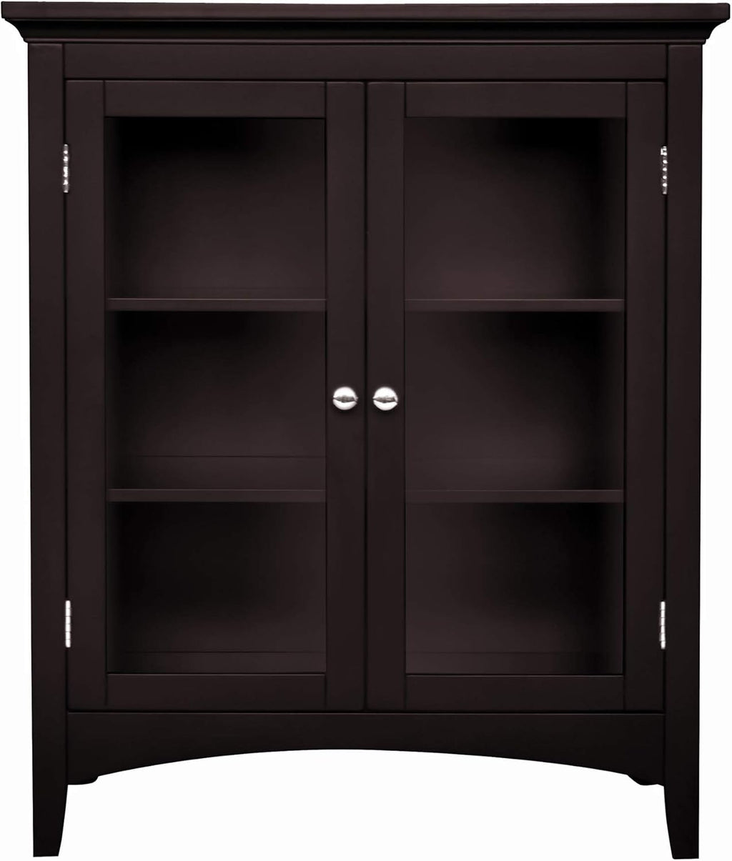 Espresso Bathroom Floor Cabinet D103