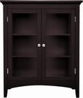 Espresso Bathroom Floor Cabinet D103