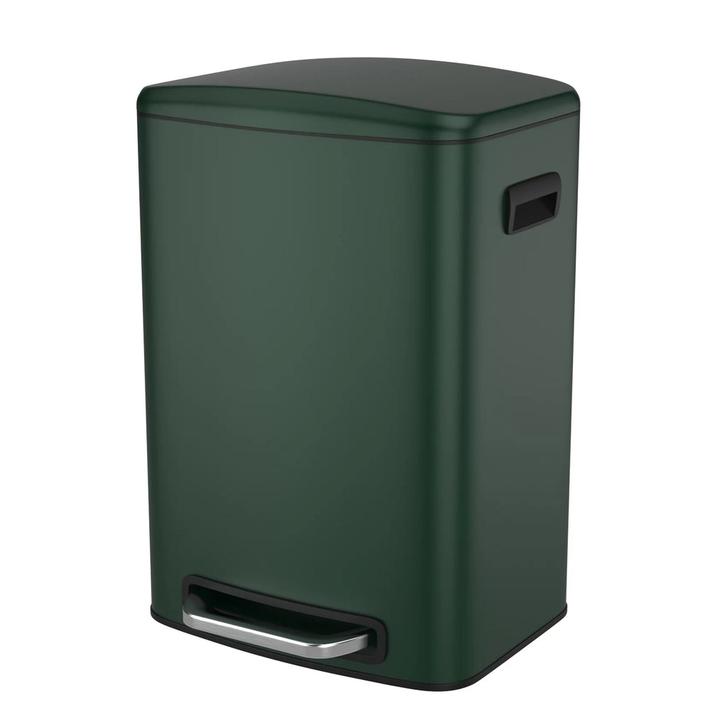 13 Gallon 50L Stainless Steel Trash Can with Lid Q6898