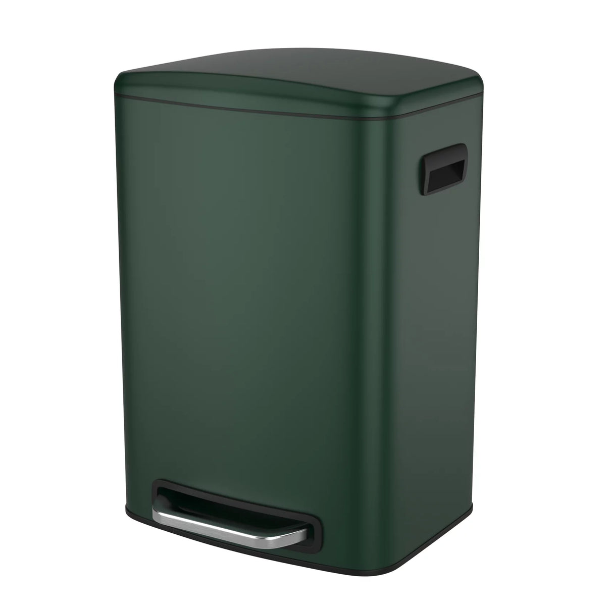 13 Gallon 50L Stainless Steel Trash Can with Lid Q6898